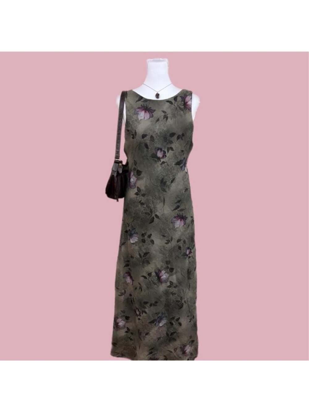90s floral whimsygoth dress